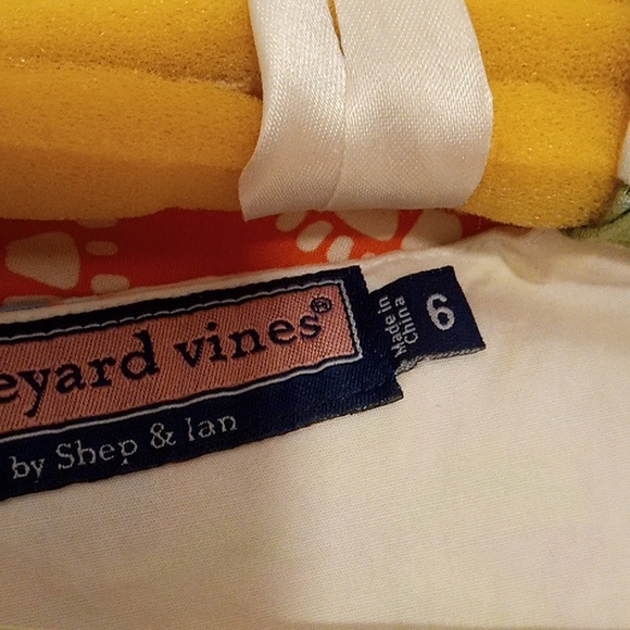 Ladies vineyard Vines Pink's purples greens preppy fun dress size 6 - Picture 11 of 11